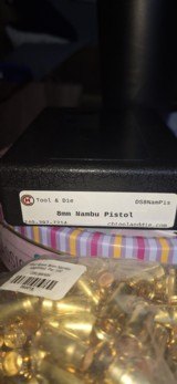 8mm Nambu 8x22 New die plus shell holder - 3 of 7