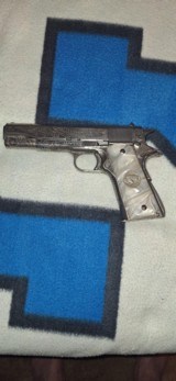 1911A1 Colt 45 Ithica 1943 WW2 full engraved - 2 of 9