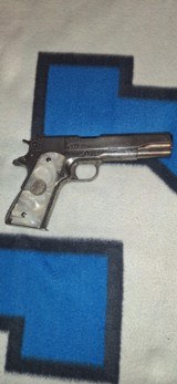 1911A1 Colt 45 Ithica 1943 WW2 full engraved - 1 of 9
