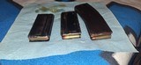 M1 carbine usgi mags 3 loaded with ammo - 2 of 2