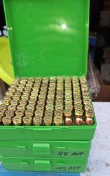 45 acp 1330rds. Plus 230gr hollow n Fmj
