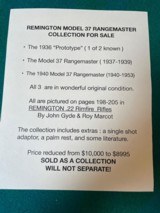 Remington Model 37 Collection .22 Long Rifle