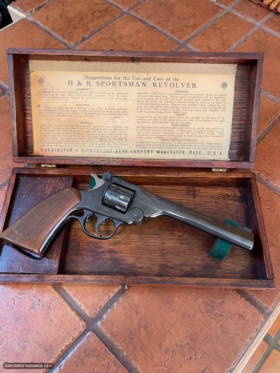 Harrington & Richardson Pre-War Model 999 Sportsman 9-Shot .22 Target Revolver