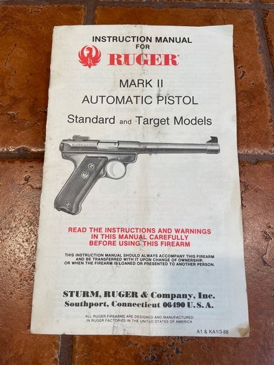 Ruger MKll Target Pistol .22 Long Rifle - Image 7 of 9