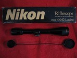 NIKON Lustre 4x40 Rifle scope - 1 of 6