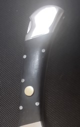 Damascus custom automatic knife - 9 of 14