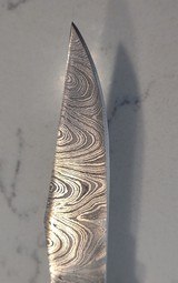 Custom automatic stag & Damascus Knife - 3 of 7