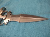 Custom hand made Push Dagger with engraving and sheath - 10 of 10