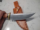 Hand made Custom hunting knife ,Scagel style, 1095 High Carbon Steel - 13 of 15