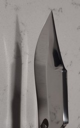 AB Custom Cutlery, Hand made, beautiful grind lines, beautiful yellow pinecone handle - 2 of 6