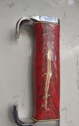 Custom Elmer Keith style hunter, red pinecone handle - 3 of 10