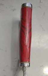 Custom Elmer Keith style hunter, red pinecone handle - 4 of 10