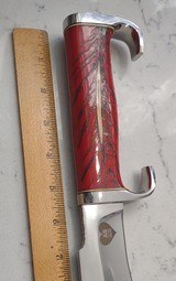 Custom Elmer Keith style hunter, red pinecone handle - 8 of 10