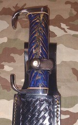 Blue Pinecone handle custom Elmer Keith style hunter - 6 of 13