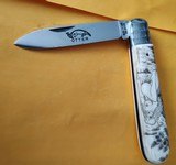 Otter Gebr Bern's Solingen Germany, scrimshawed nude folding knife - 7 of 8