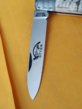Otter Gebr Bern's Solingen Germany, scrimshawed nude folding knife - 1 of 8