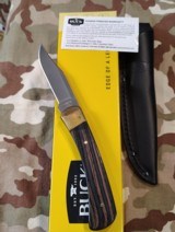 Buck model 101 fixed blade, discontinued, new in the box with sheath and papers - 8 of 8