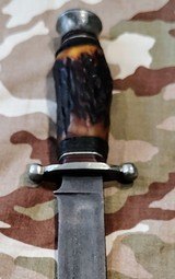 Old Puma fixed blade hunting knife with stag handle - 10 of 13