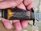 Old Puma fixed blade hunting knife with stag handle - 9 of 13