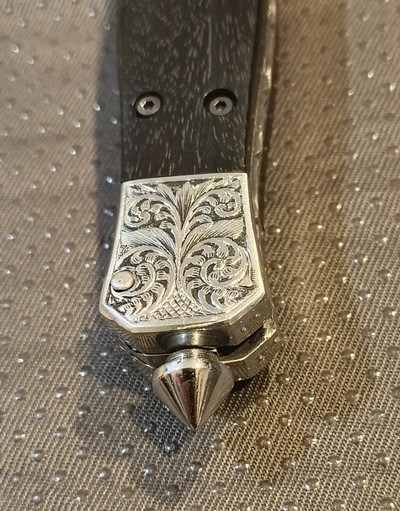 Handmade switchblade with Nazi motif - Image 7 of 14