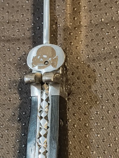 Handmade switchblade with Nazi motif - Image 6 of 14