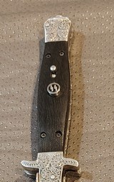 Handmade switchblade with Nazi motif - Image 4 of 14