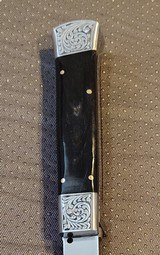 Beautiful handmade fully engraved switchblade - Image 2 of 12