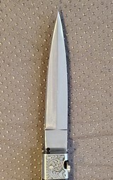 Beautiful handmade fully engraved switchblade - Image 9 of 12