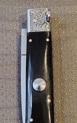 Beautiful handmade fully engraved switchblade - Image 4 of 12
