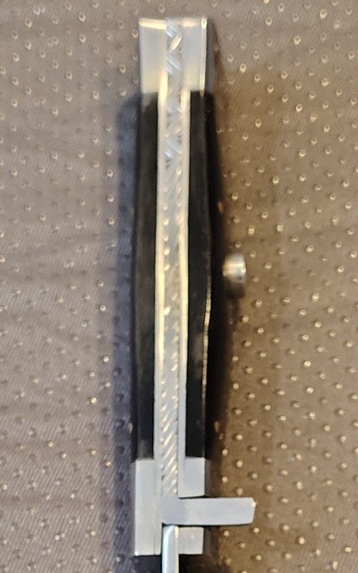 Beautiful handmade fully engraved switchblade - Image 3 of 12