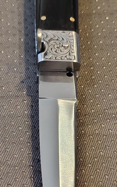 Beautiful handmade fully engraved switchblade - Image 10 of 12
