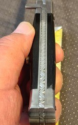 Beautiful handmade fully engraved switchblade - Image 8 of 12