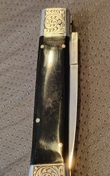 Beautiful handmade fully engraved switchblade - Image 6 of 12