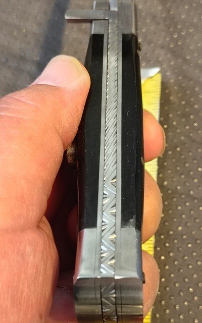Beautiful handmade fully engraved switchblade - Image 8 of 12