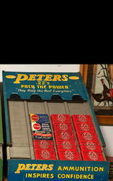 WANTED—Peters 22 bell ringer counter display Remington