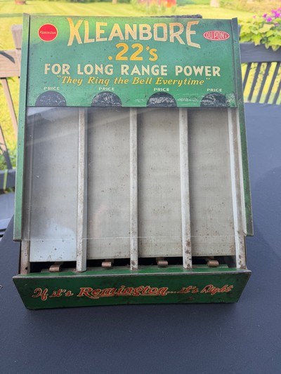 Remington ring bell counter display pre war .22 ammunition - Image 1 of 6