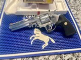 1988 COLT PYTHON STAINLESS ORIGINAL BOX - Image 2 of 15