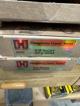 416 Rigby factory Hornady ammunition - 2 of 3