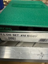 416 Rigby RCBS dies