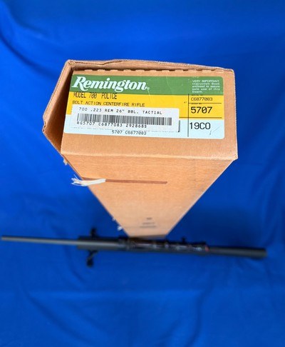Remington 700 .223 Police Heavy Barrel Varmint with Redfield 6-18x Scope and Harris Bipod Excellent Condition with Box! - Image 15 of 15