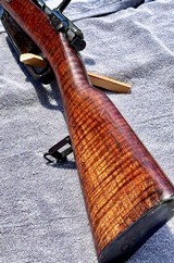 GEW 88, Military Commission Rifle, Loewe Berlin 1891, Antique, Vivid Tiger Striped Stock, 8mm Mauser - 5 of 15