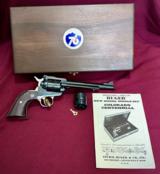 Ruger New Model Single Six Colorado Centennial 1876 - 1976, 22 LR & 22 Mag, Walnut Display Case