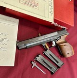 SIG Hämmerli, P240 Target Pistol, 38 Spl WC, Super Provenance from 1974-75, Original Sig P240 Box, Excellent Condition! - 6 of 19