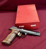 SIG Hämmerli, P240 Target Pistol, 38 Spl WC, Super Provenance from 1974-75, Original Sig P240 Box, Excellent Condition! - 17 of 19