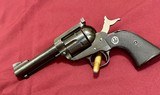 Ruger New Model Blackhawk .357 Magnum, 50th Year Anniversary Gold Inlay, 4 5/8” Barrel, 2005, Excellent Condition! - 2 of 20