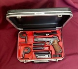 Rare!...,Sig P210-6, 9mm,
w/.22lr Conversion Kit, all in Black Hammerli Hard Case, Exc Condition!