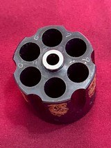 Ruger Vaquero 44 Magnum, Case Hardened Frame, Ivory Grips, Gold Engraved Cylinder, 5.5” barrel, Excellent Condition! Model 00586 - 12 of 16