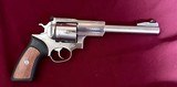 Ruger Super Redhawk 44 Mag, Double Action Stainless, 7.5” BBL, w/ Matching Box, Scope Rings, Paperwork, Excellent Condition! - 2 of 20