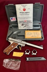 Ruger Mark II Stainless Competition Target 22Lr, Model 00186, EXC Condition!