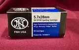 FNH 5.7 x 28 mm, Five Seven, Ammunition, 40 grain Hornady V-Max Bullets, 522 Count, 10 Factory Boxes - 2 of 2